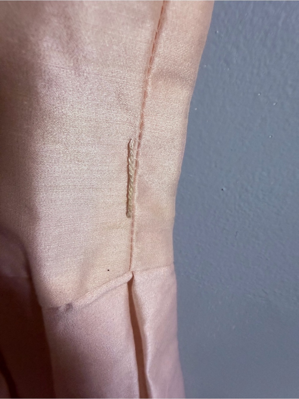 Vtg 60’s Soft Blush Cap-Sleeve Fit & Flare Mini Dress - Picture 9 of 11